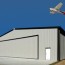 metal hangars in residential airparks