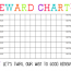 printable reward chart the creative