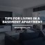tips for living in a basement apartment