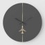 airplane wall clocks zazzle