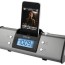 ipod alarm clock speaker dock gray