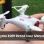syma x20p drone user manual drones pro