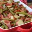 green beans and red potatoes