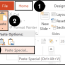 the paste special command in powerpoint