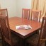 solid oak dining room set table 8