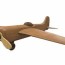free wooden airplane toy free 3d model