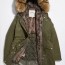 green parka coat for women caversham