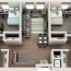 5 bedroom apartment plan png image with
