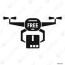 drone free shipping icon simple style