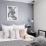 gorgeous white grey and pink interiors