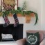 how to decorate a rustic christmas mantel