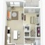 modern one bedroom 3d floor plans