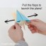 file folder paper airplane launcher