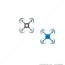 drone icon logo design vector stock