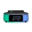 ihome color changing bluetooth alarm clock speaker with qi wireless speaker phone and usb charging black