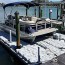 pontoon tritoon docks floating boat