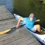 launch a kayak from a dock video