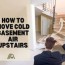 how to move cold basement air upstairs