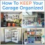 organize the garage tips strategies