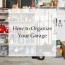 how to organize your garage the