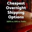 the est overnight shipping options