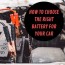 choosing a car battery how to find the