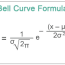 bell curve formula examples what is