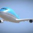 airplane royalty free 3d model by