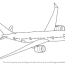 draw flying boeing aeroplane airplanes