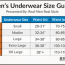 men s underwear sizing guide infographic