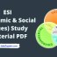 esi economic social issues study