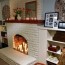 brick fireplace makeover before and