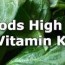 top 10 foods highest in vitamin k