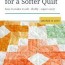 how to make a soft cuddly quilt