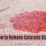 how to get red gatorade out of carpet