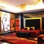 red black gold bedroom dubai luxury
