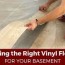 vinyl flooring for your basement
