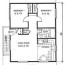 over sized 2 car garage apartment plan
