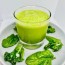 healthy spinach and kale smoothie