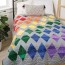 diamond rainbow quilt pattern