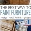 how to paint furniture the right way to