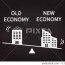 image of old economy and new economy