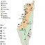 israel economic map vector world maps