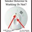 is my smoke detector working led
