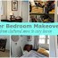 master bedroom makeover from cluttered