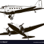 vintage penger airplane art royalty