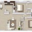 garage apartment floor plans 2 bedrooms