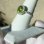 lime green tourmaline ring