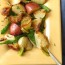 turnips potatoes and greens garlic