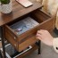 vecelo nightstand with charging station
